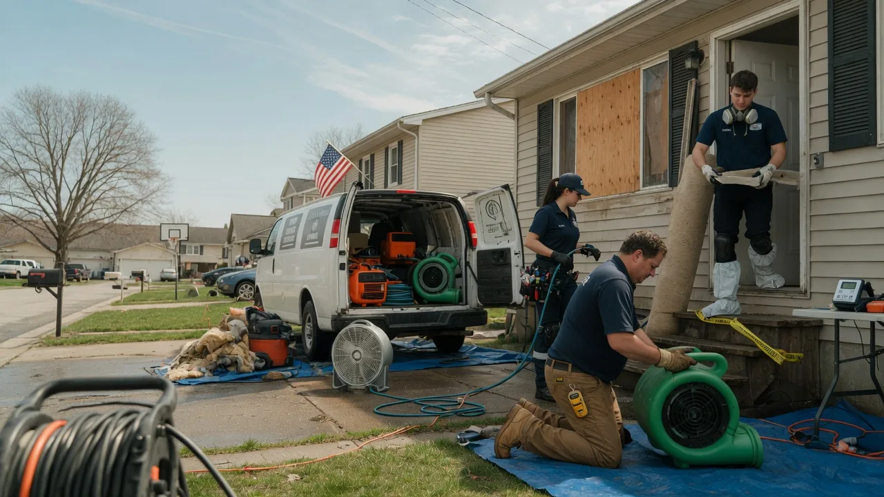Water Damage Restoration in Pleasant Plain, OH near me